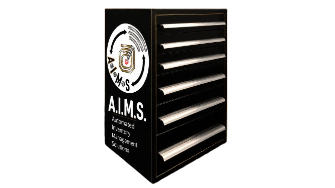 A.I.M.S. branded industrial inventory drawer system